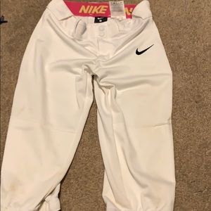 White softball pants